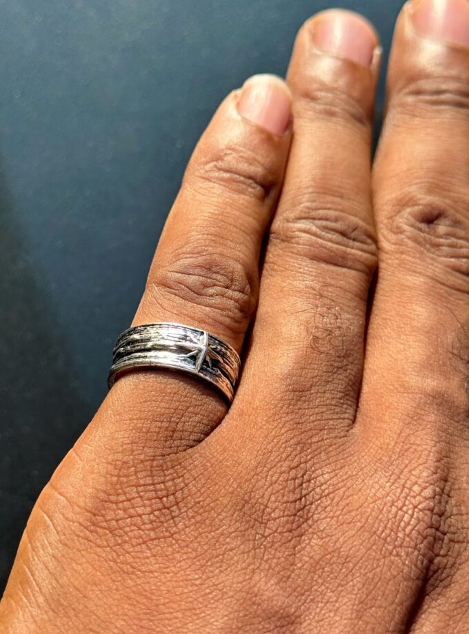 Gothic Adjustable Ring - Night Star