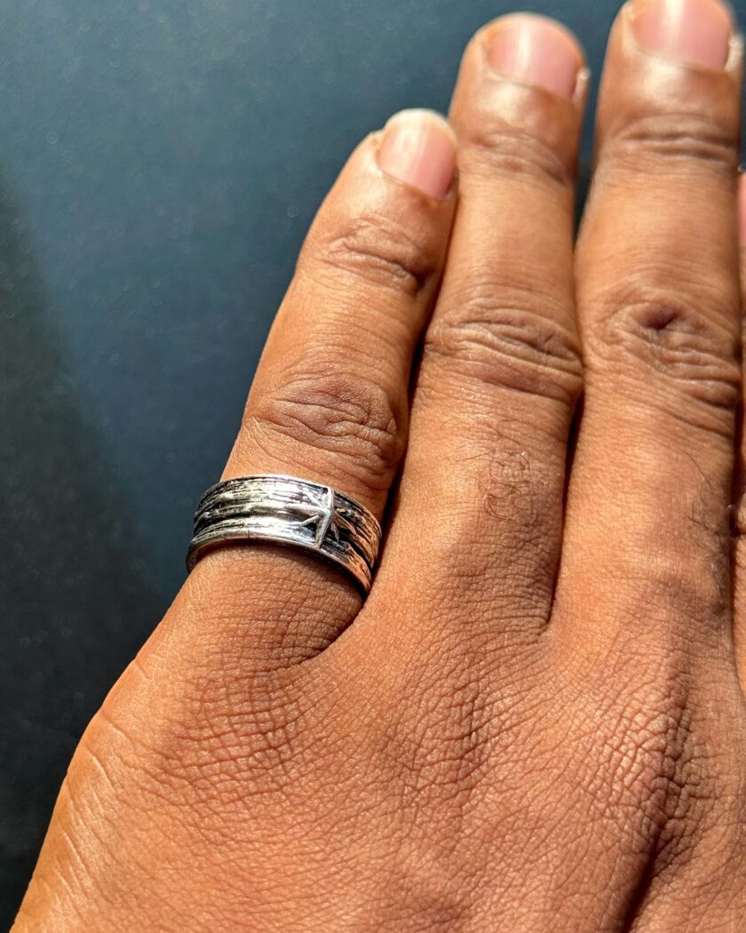 Gothic Adjustable Ring - Night Star
